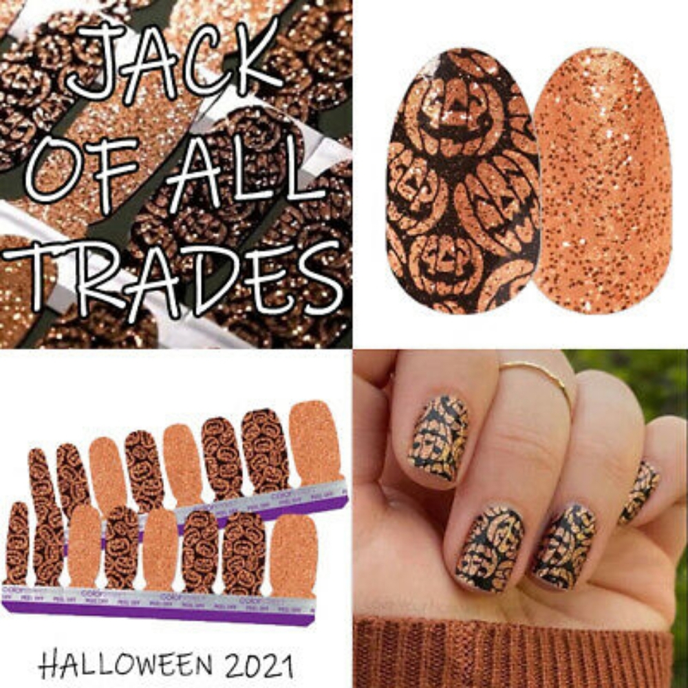 Any 2/$20, Jack of All Trades color street halloween nails